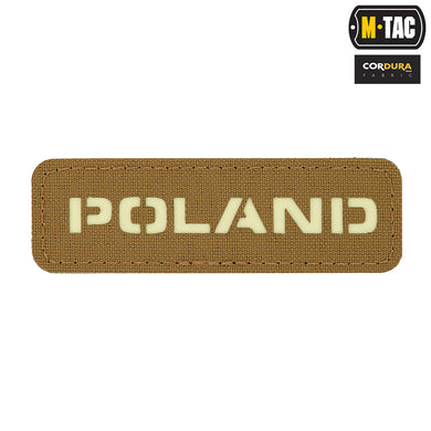 M-Tac patch Poland Laser Cut Coyote/Snow