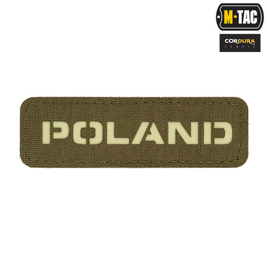 M-Tac patch Poland Laser Cut Ranger Green/Snow