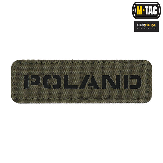 M-Tac patch Poland Laser Cut Ranger Green/Black