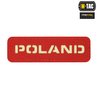 M-Tac patch Poland Laser Cut Red/Snow