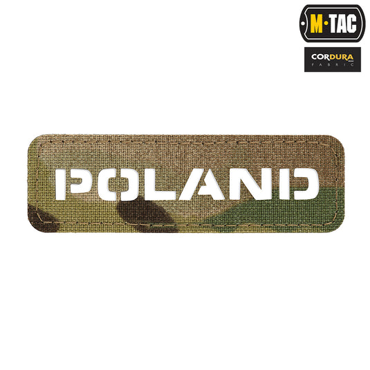 M-Tac patch Poland Laser Cut Multicam