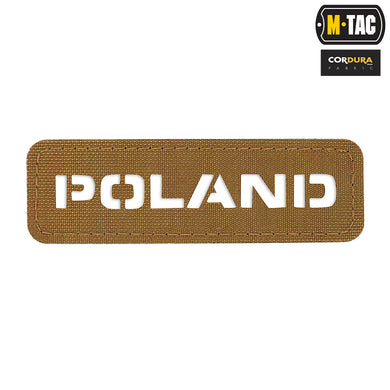 M-Tac patch Poland Laser Cut Coyote