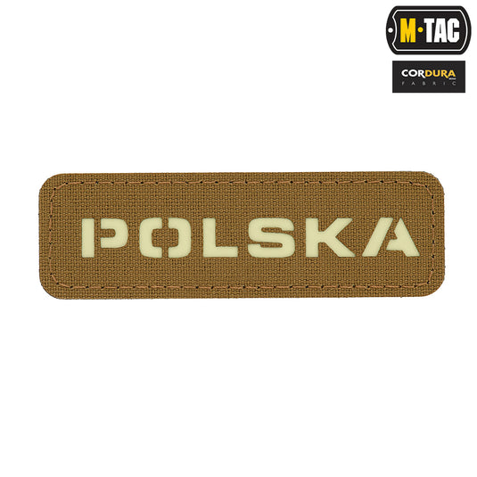 M-Tac patch Polska Laser Cut Coyote/Snow