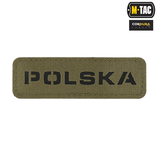 M-Tac patch Polska Laser Cut Ranger Green/Black