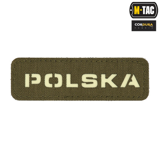 M-Tac patch Polska Laser Cut Ranger Green/Snow