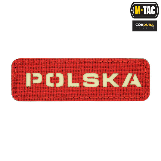 M-Tac patch Polska Laser Cut Red/Snow