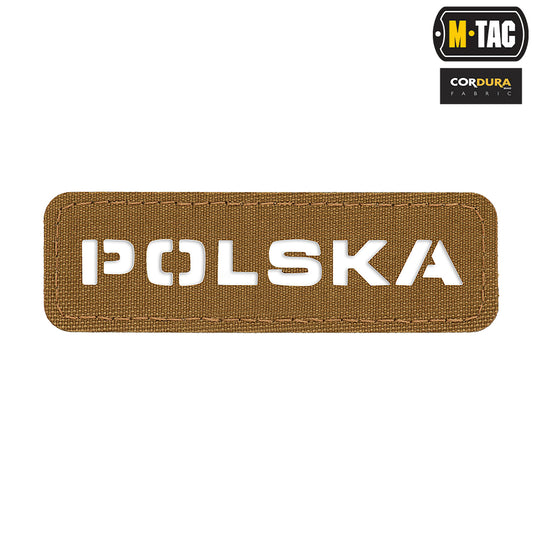 M-Tac patch Polska Laser Cut Coyote