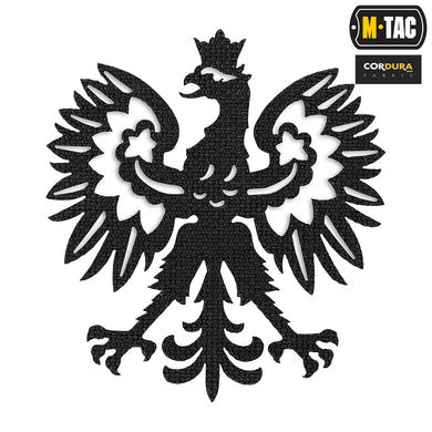 M-Tac patch Polski orzełLaser Cut Black