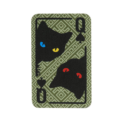 M-Tac patch Queen of spades Olive