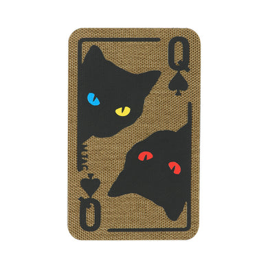 M-Tac patch Queen of spades Coyote/Black