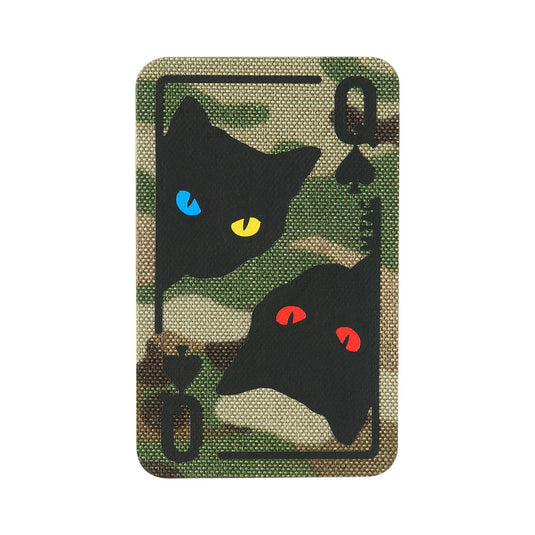 M-Tac patch Queen of spades Multicam/Black