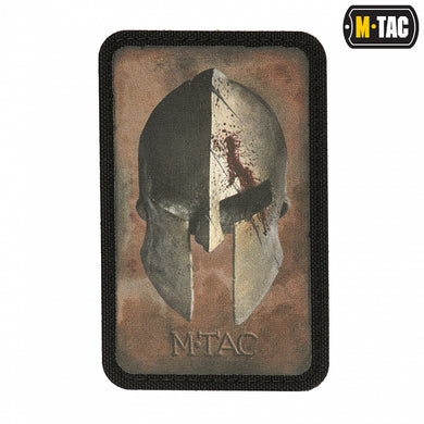 M-Tac patch Spartan Helmet Coyote/Black