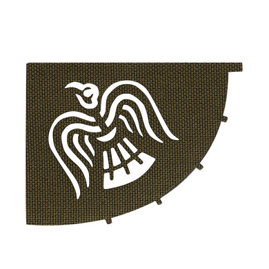 M-Tac Patch Raven Flag Cutout Laser Cut Ranger Green