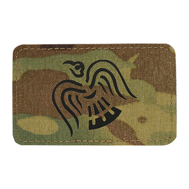 M-Tac patch Raven banner Laser Cut Multicam/Black