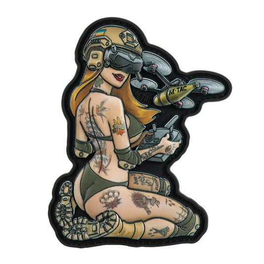 M-Tac Patch Tactical Girl #6 PVC Hooligan Olive V1