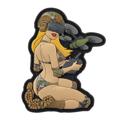 M-Tac Patch Tactical Girl #6 PVC Yellow/MC V1