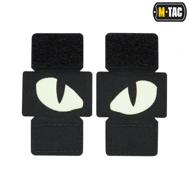 M-Tac patch Tiger Eyes Laser Cut Black