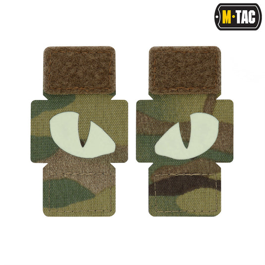 M-Tac Patch Tiger Eyes Laser Cut Multicam