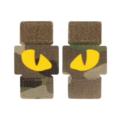 M-Tac patch Tiger Eyes Laser Cut Multicam/Yellow