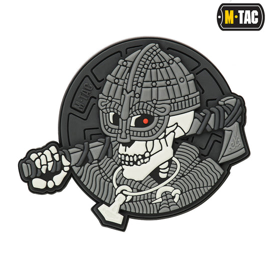 M-Tac patch Undead Viking 3D PVC Grey