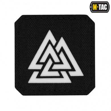 M-Tac patch Valknut Laser Cut Black/Gid