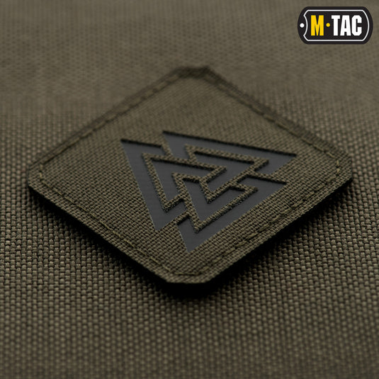 M-Tac patch Valknut Laser Cut Ranger Green/Black