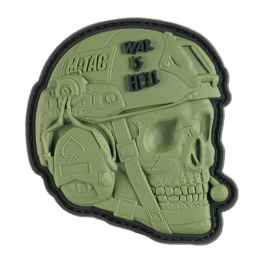 M-Tac Patch War is Hell 3D PVC Olive