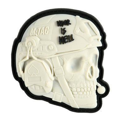 M-Tac Patch War is Hell 3D PVC White