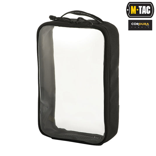 M-Tac utility travel case clear Elite Large (30X19 cm) Black