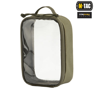 M-Tac utility organizer transparent Elite Small (22X14 cm) Ranger Green