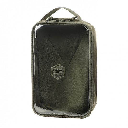 M-Tac utility organizer transparent Elite Large Gen.II Ranger Green