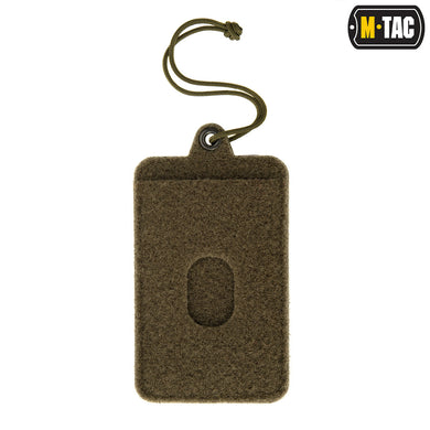 M-Tac Tactical Badge Holder Hook Surface Hanging ID Card Case Olive