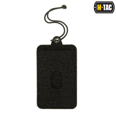 M-Tac Tactical Badge Holder Hook Surface Hanging ID Card Case Black