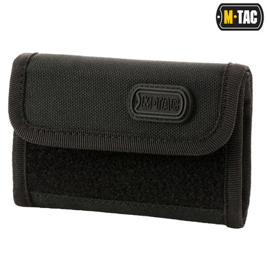 M-Tac wallet with patch panel Elite Black