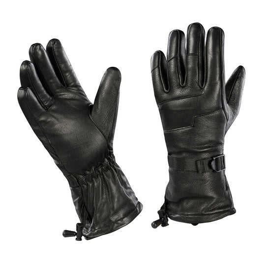 M-Tac Leather gloves winterBlack