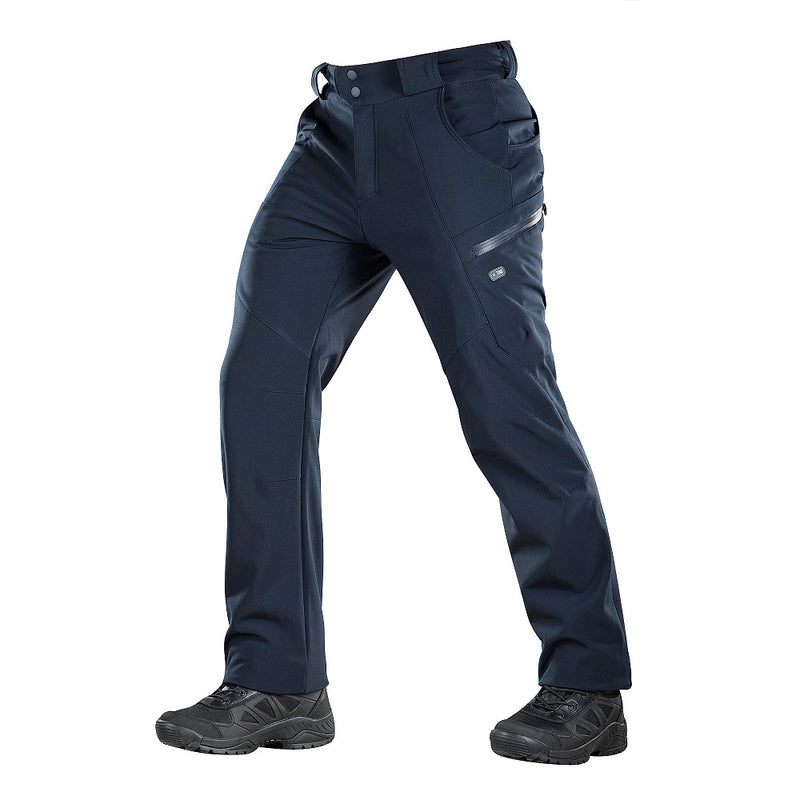 Load image into Gallery viewer, M-Tac pants Soft Shell Winter Dark Navy Blue
