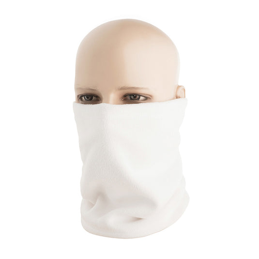 M-Tac fleece neck gaiter 1/2 with drawstring White