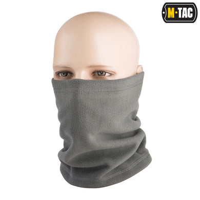 M-Tac fleece neck gaiter 1/2 with drawstring Grey