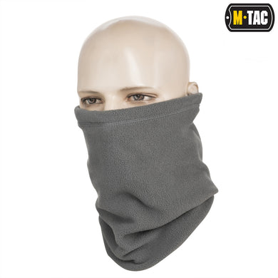 M-Tac fleece neck gaiter with drawstring Grey