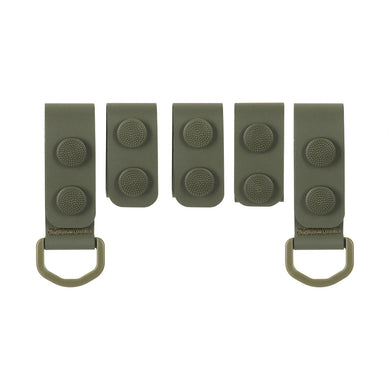 M-Tac Tactical Belt Attachnments (5pcs) Ranger Green