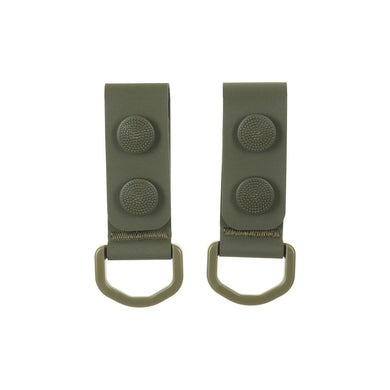 M-Tac Set of 2 - Duty Belt Clips - Tactical Police Law Enforcement for 2 inch Belt Ranger Green