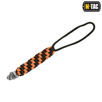 M-Tac Knife Lanyard Helix Skull Black/Orange