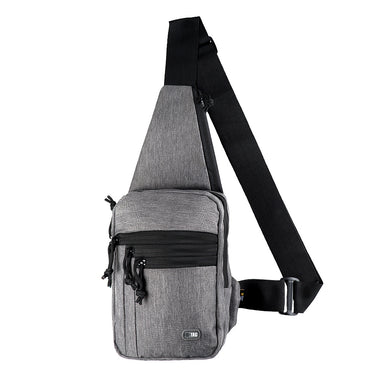 M-Tac Tactical Bag Shoulder Chest Pack with Sling Melange Grey