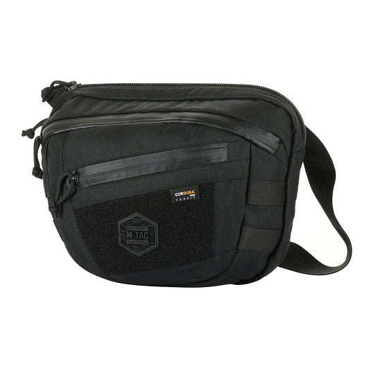 M-Tac Sphaera Hardsling Bag Largewith Velcro closure Elite Black