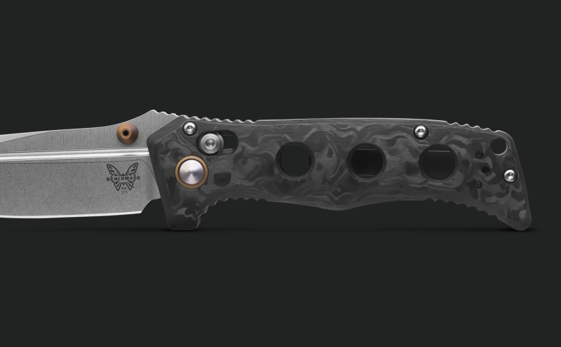 Load image into Gallery viewer, Benchmade MINI ADAMAS | MARBLED CARBON FIBER
