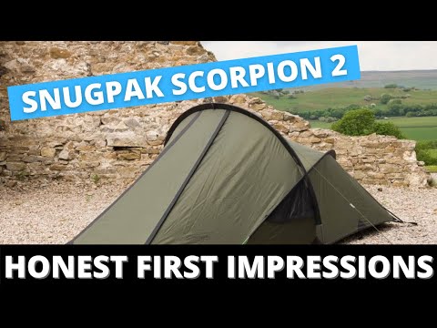 Laadige ja esitage video galeriivaaturis, Snugpak telk Scorpion 2-inimese - Olive
