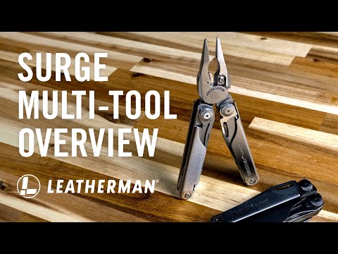 Load and play video in Gallery viewer, Leatherman SURGE - Black

