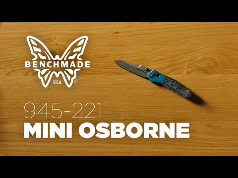 Load and play video in Gallery viewer, Benchmade MINI OSBORNE 945-221 Limited Edition
