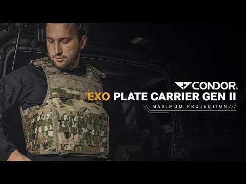 Load and play video in Gallery viewer, Condor plaadikandja-vest Exo Plate Carrier Gen. II

