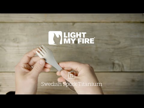 Load and play video in Gallery viewer, Light My Fire Spork &amp; Straw Kit Titanium
